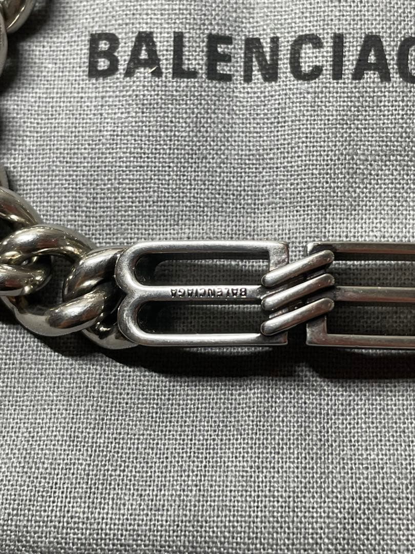 BALENCIAGA チェーンブレスレット 保存袋付き バレンシアガ