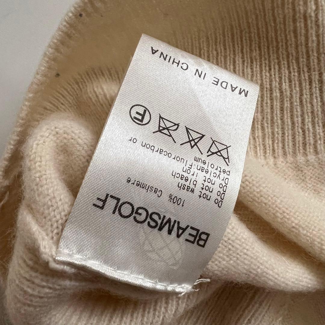 BEAMS GOLF ビームスゴルフ　カシミヤ100% ジップ　ジャケット　M