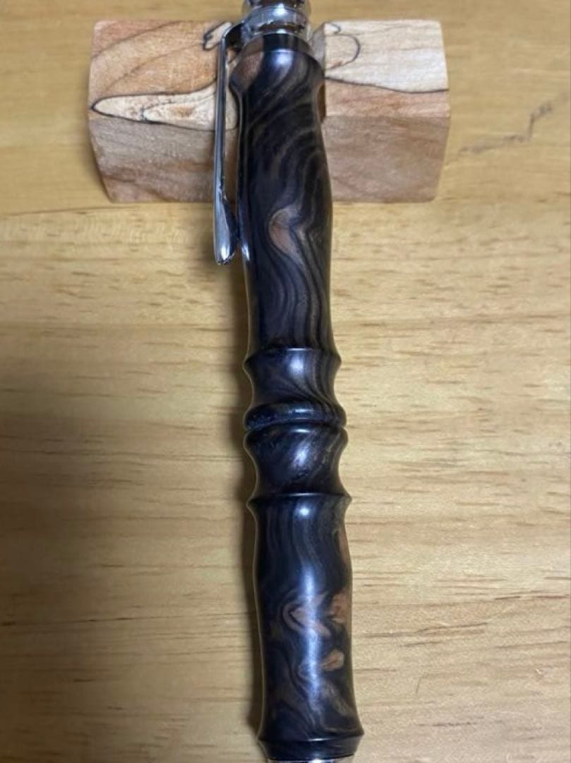 Flamberg 黒檀瘤　シャープペンシル　　検索用　野原工芸、工房楔