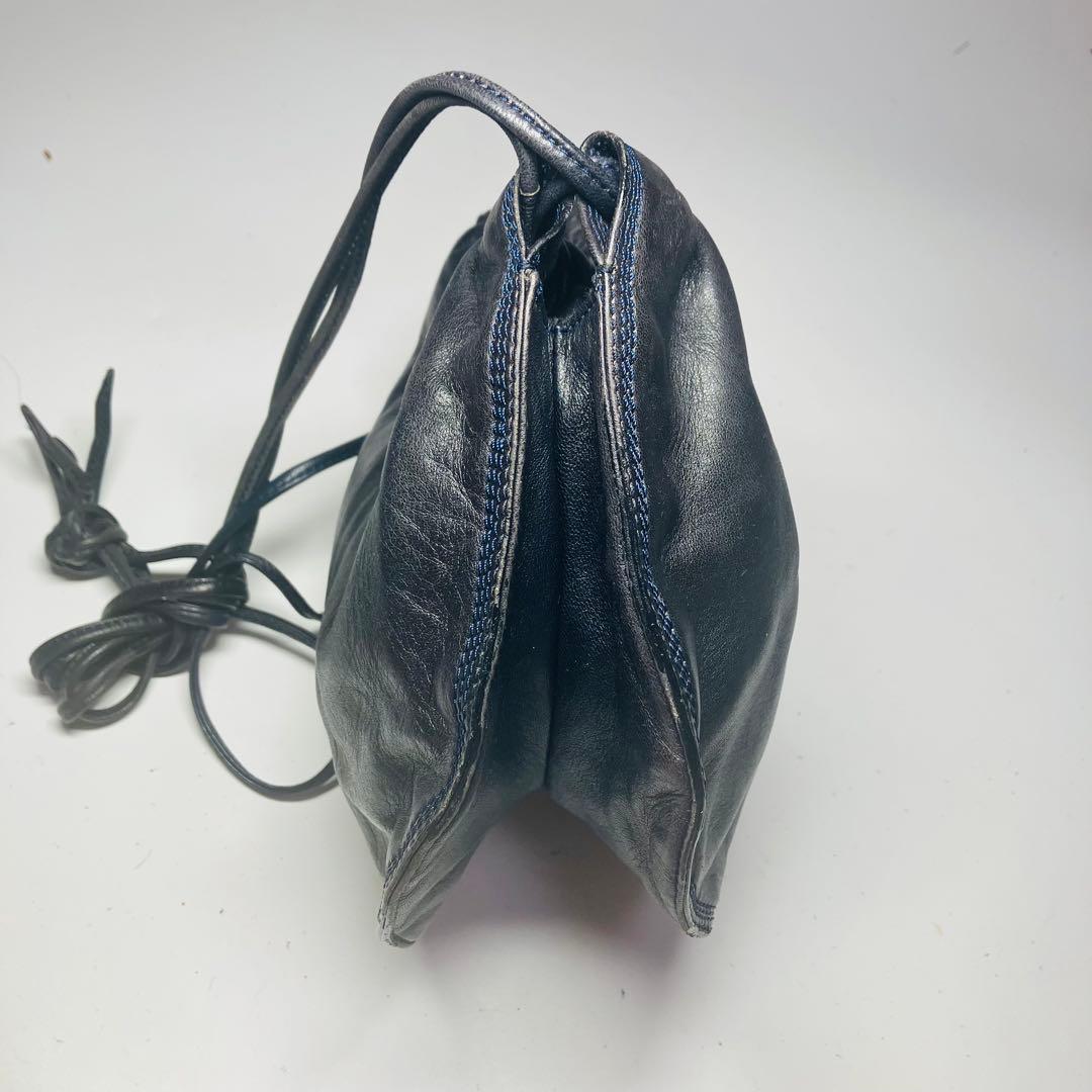 あゆ玉LOEWE ロエベ ショルダーバッグ ナッパレザー アナグラム 巾着