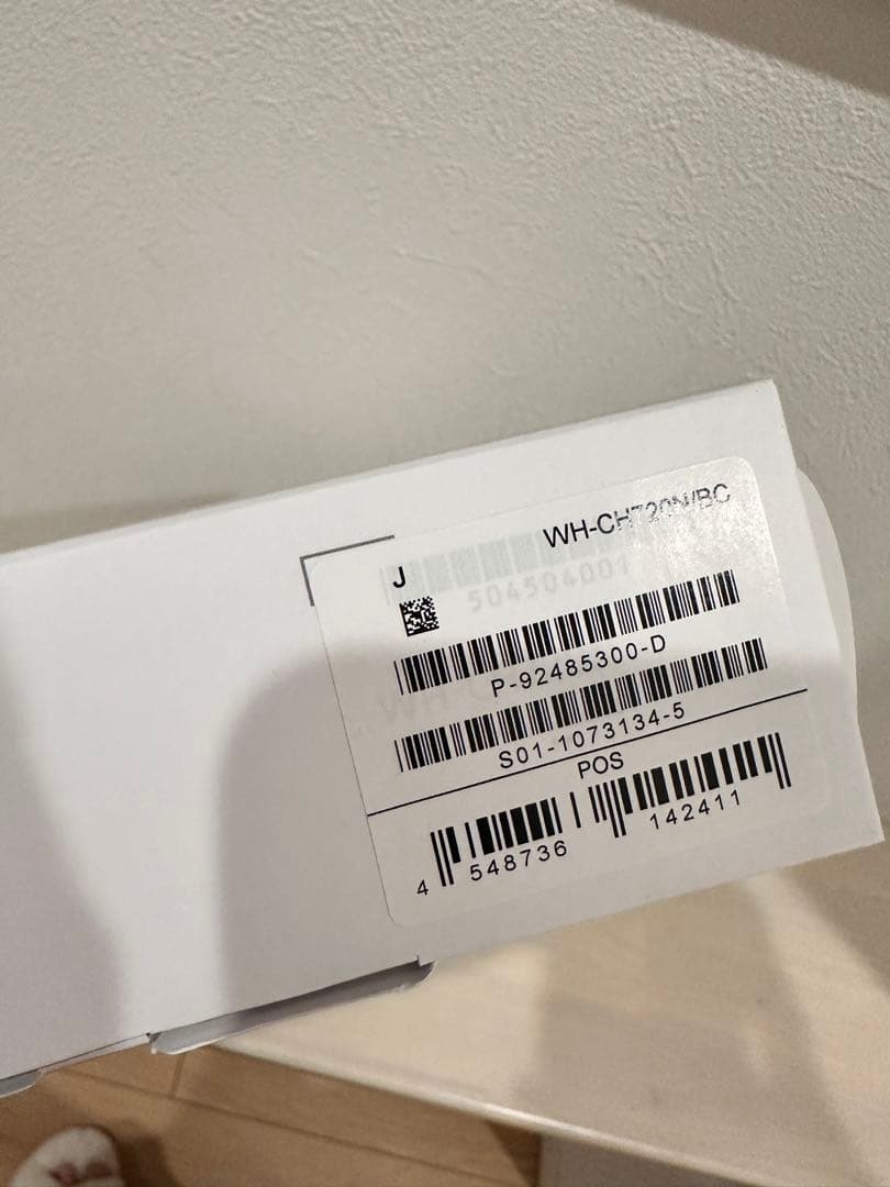 SONY WH-CH720N ワイヤレスヘッドホン　BLACK