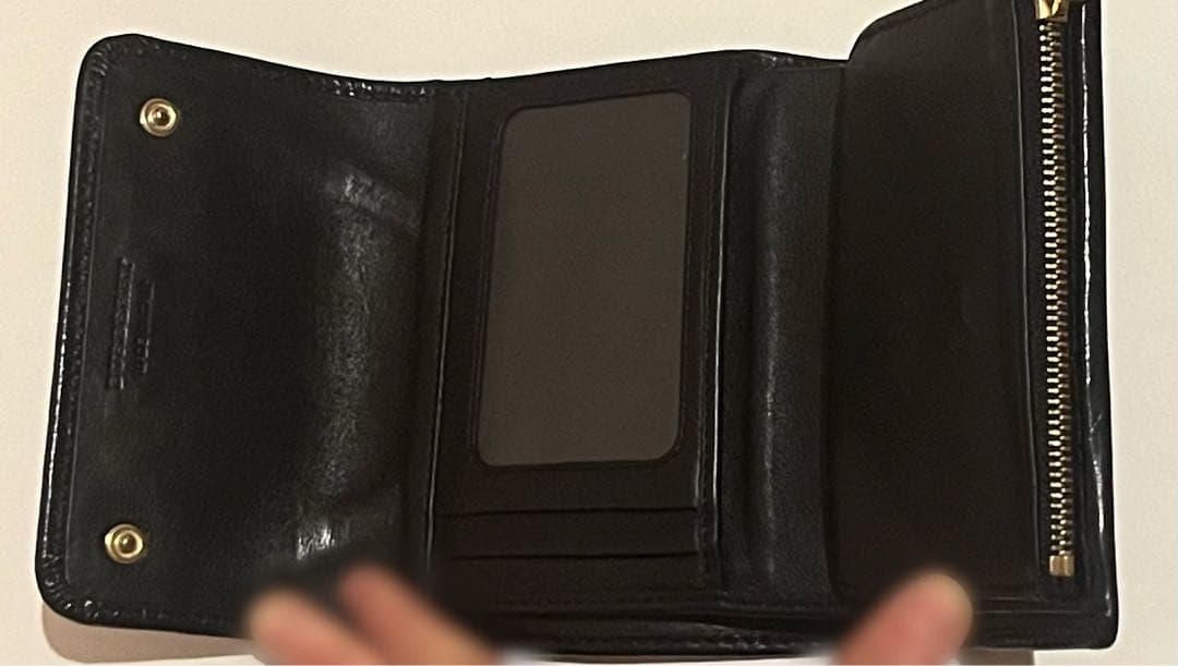 Burberry 三つ折り財布 ベージュ/ブラック