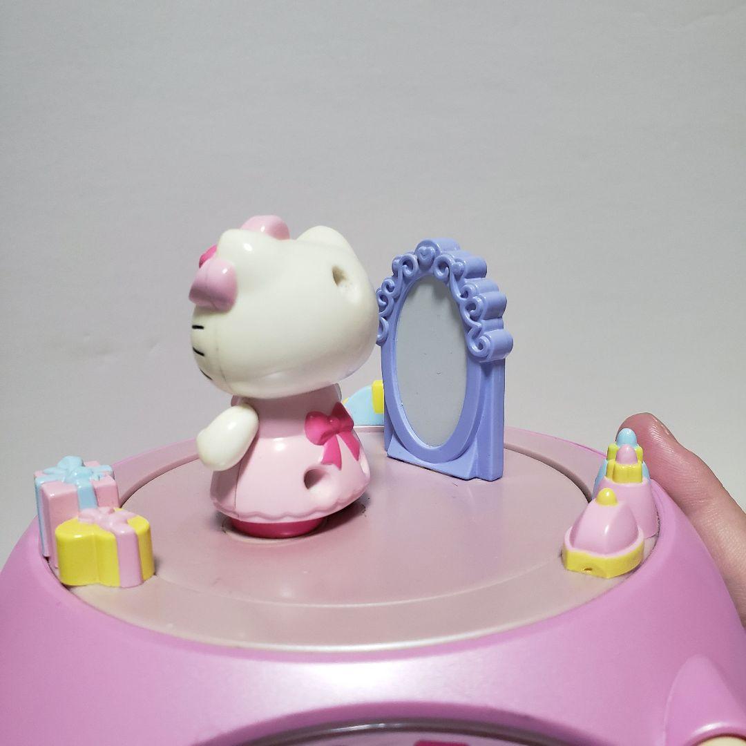 超激レア 動作確認済 サンリオ ハローキティ 回る 動く仕掛け 時計