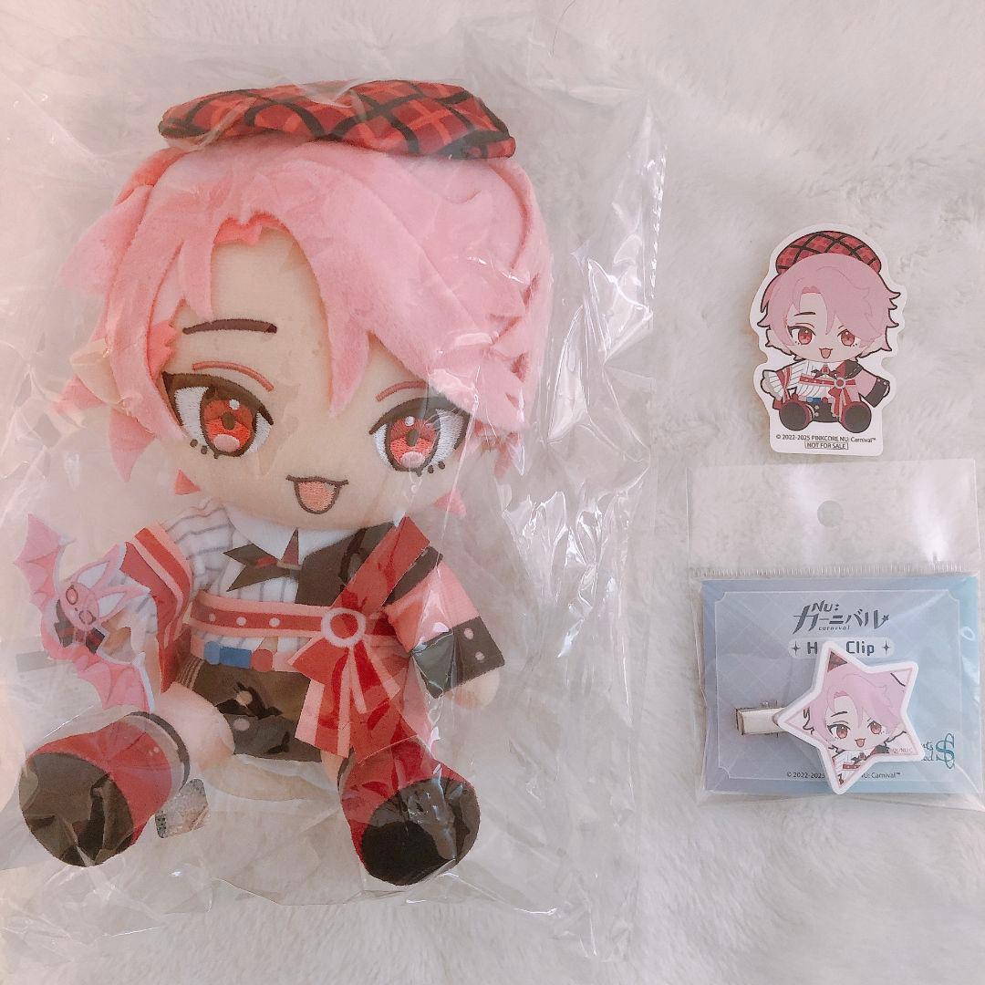 【新品未使用】NU:カーニバル ぬカニ ステッカー ぬいぐるみ 前髪 エスター