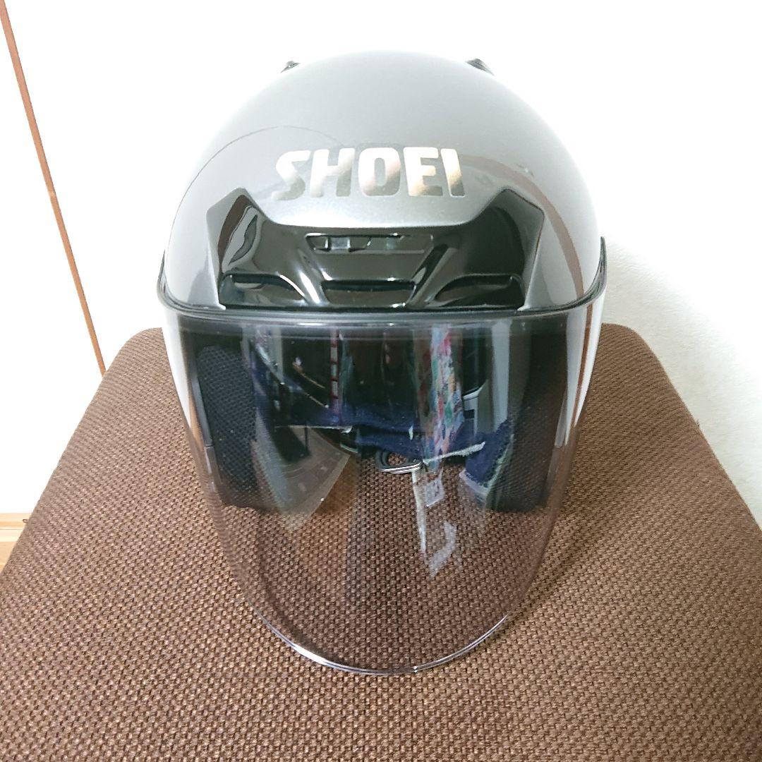 美品　SHOEI ジェットヘルメット　J-Force ディープシルバー　Lサイズ
