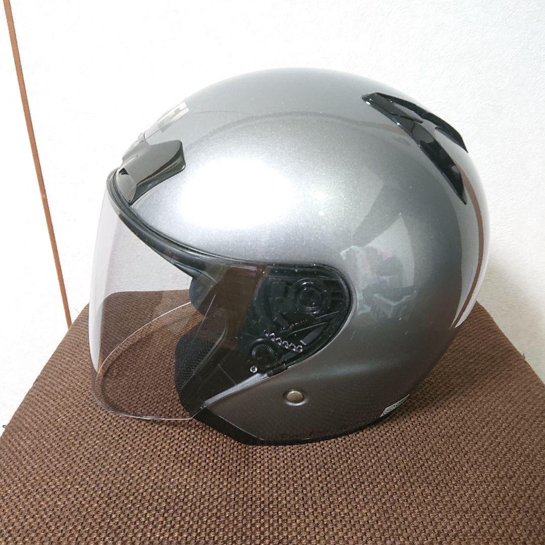 美品　SHOEI ジェットヘルメット　J-Force ディープシルバー　Lサイズ