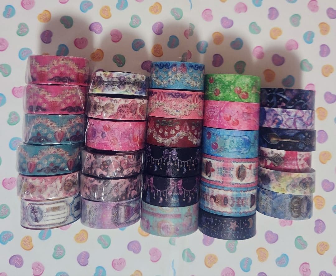 作家　マスキングテープ　まとめ売り　melomoon　メロムーン　マステ