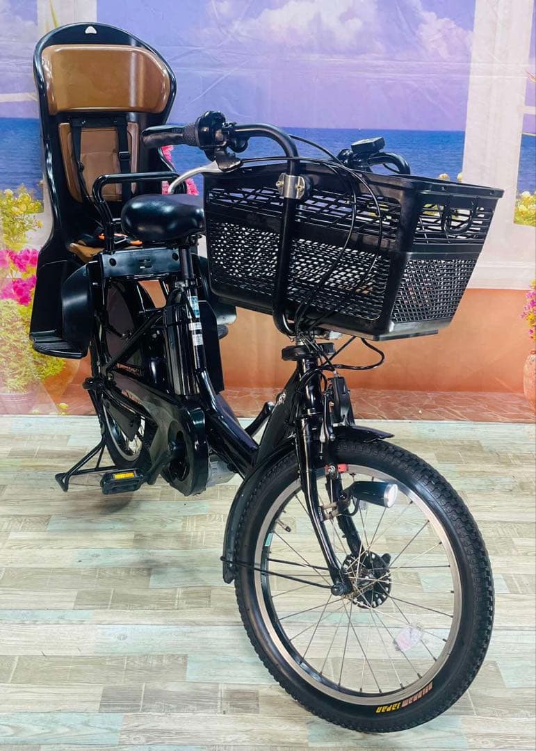 ヤマハパスキス⭐️人気モデル！子供乗せ電動アシスト自転車Y3196