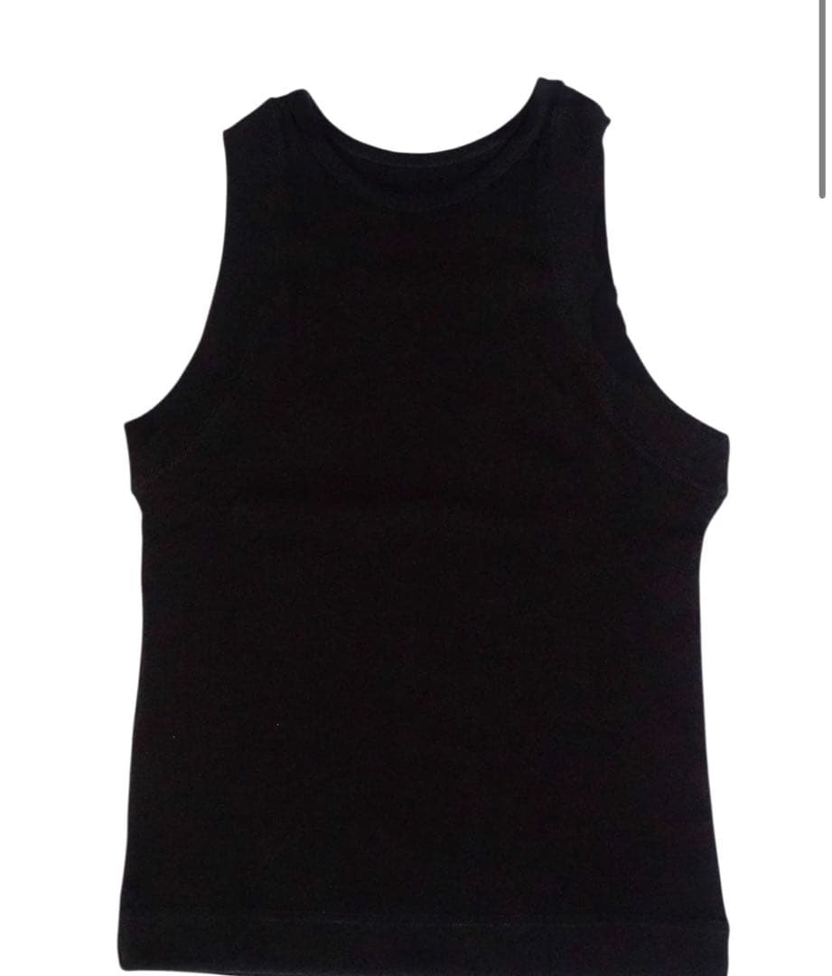VANILLANI タンクトップ ブラック
