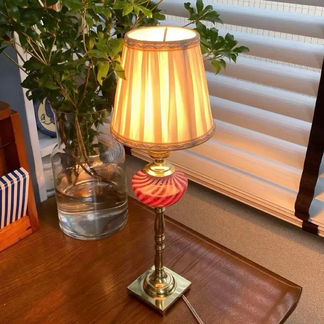 フェントン（ダイヤモンド）1940年　ランプスタンド　オパールセント