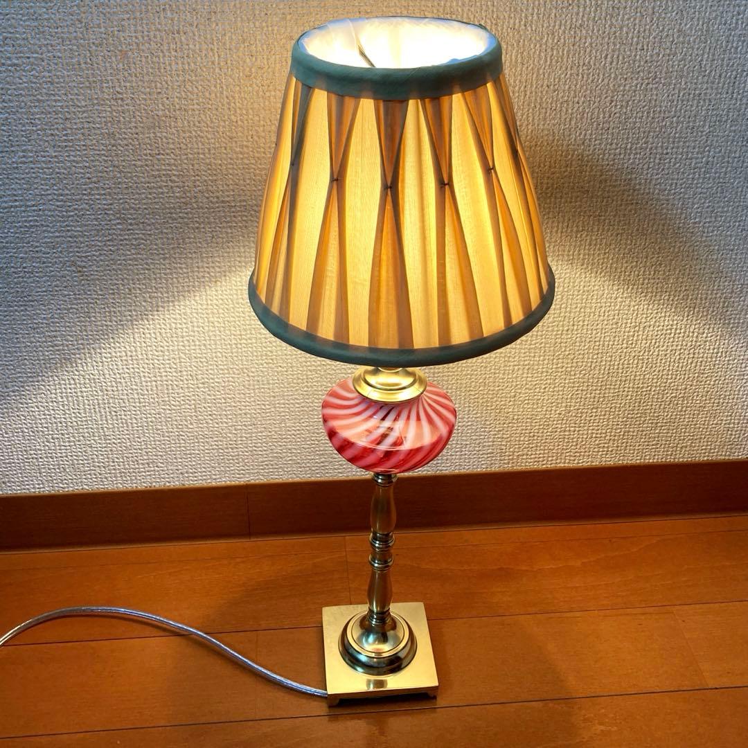 フェントン（ダイヤモンド）1940年　ランプスタンド　オパールセント