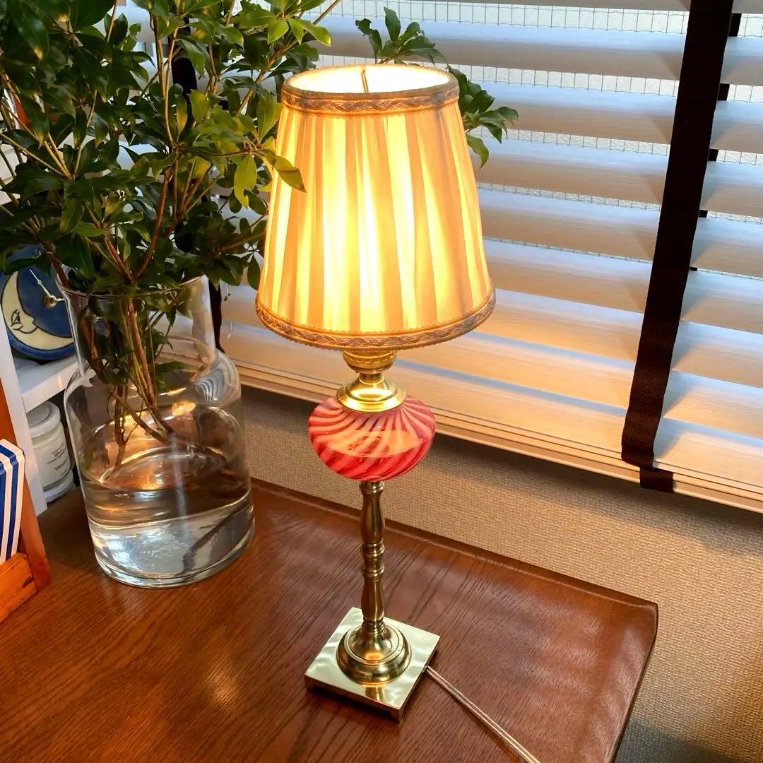 フェントン（ダイヤモンド）1940年　ランプスタンド　オパールセント