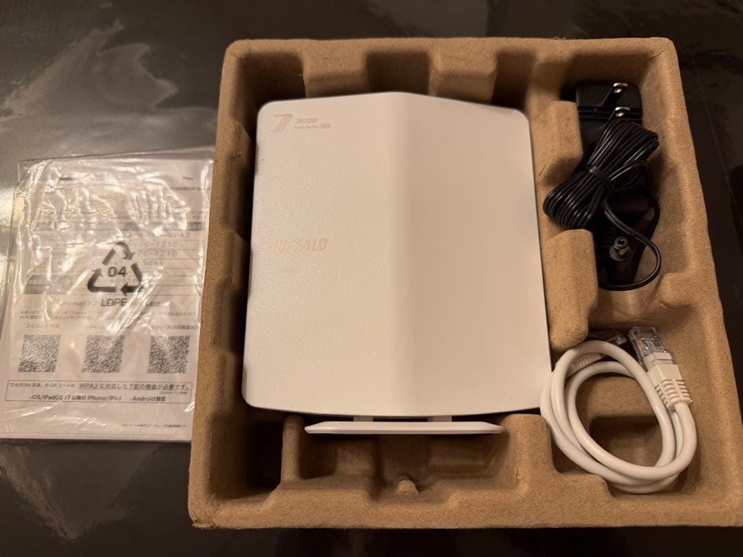 BUFFALO WSR-3600HP-WH Wi-Fi 7ルーター