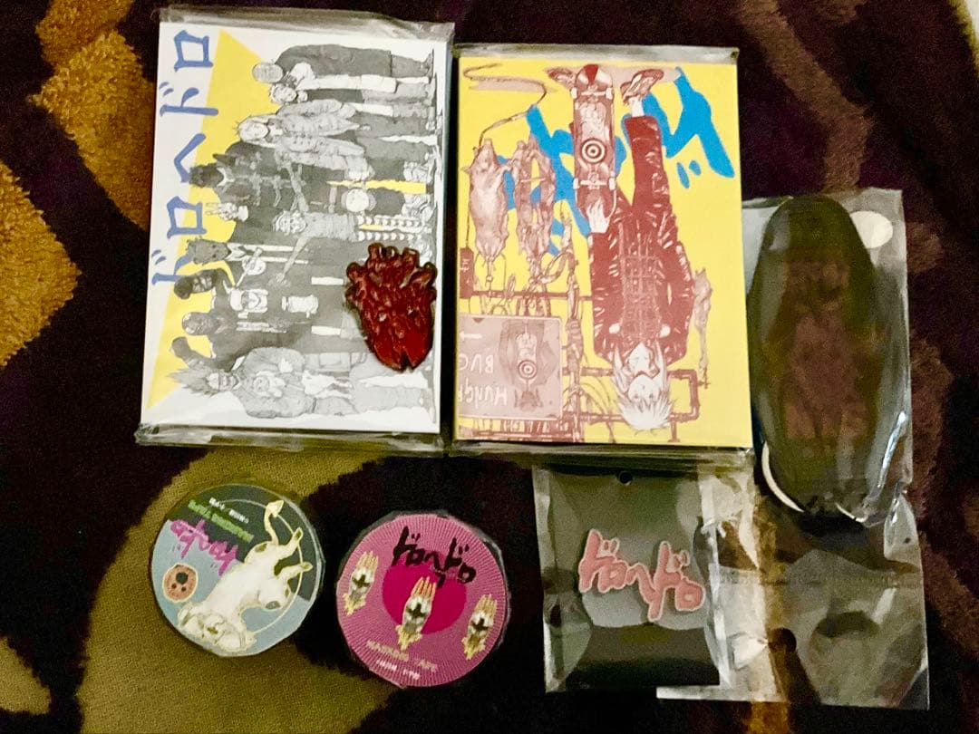 【7点セット】ドロヘドロ 心 メモ テープ ピンズ キーホルダー ロゴピンバッジ