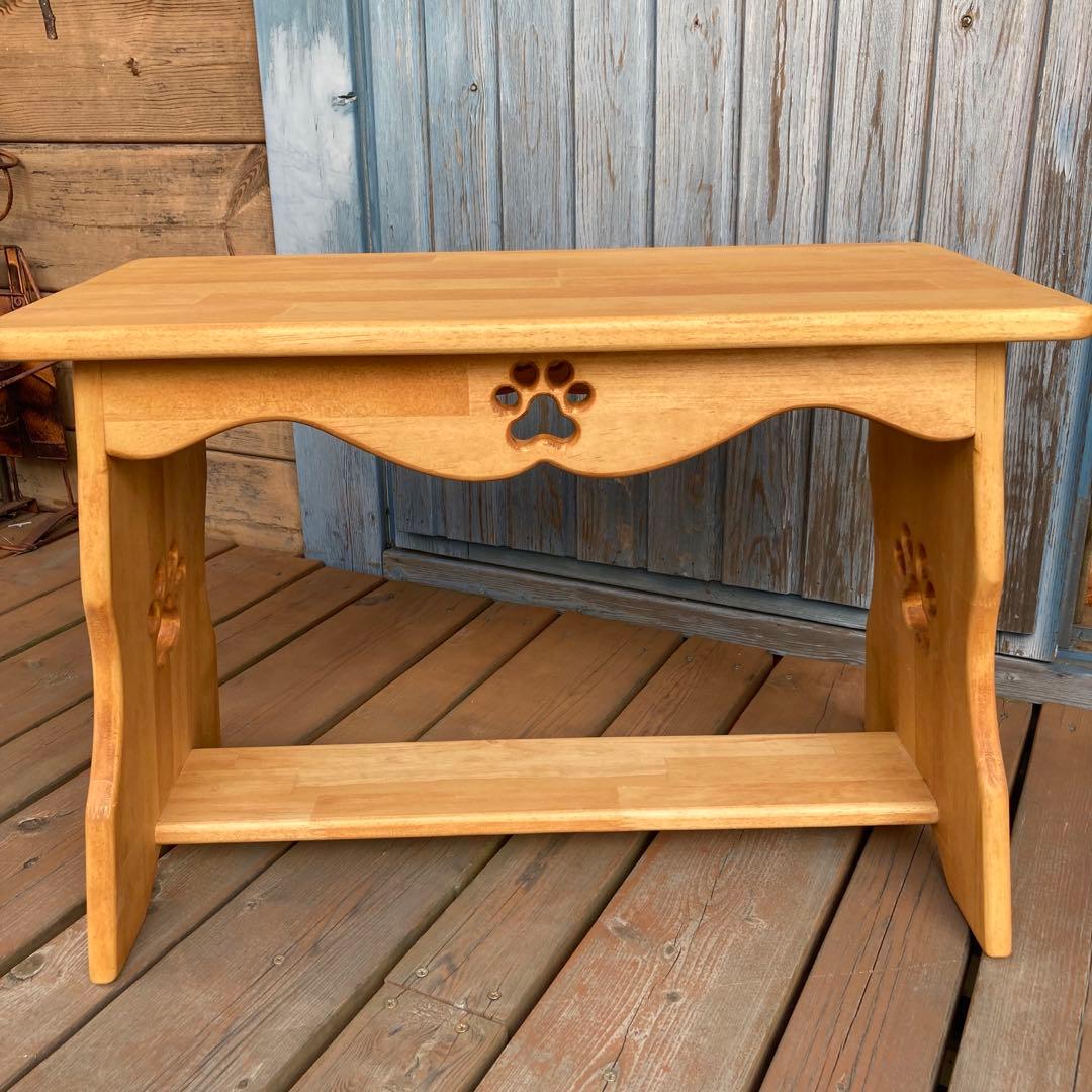 ninaさま専用ページ♡ カントリーハート　ベンチ型スツール　肉球