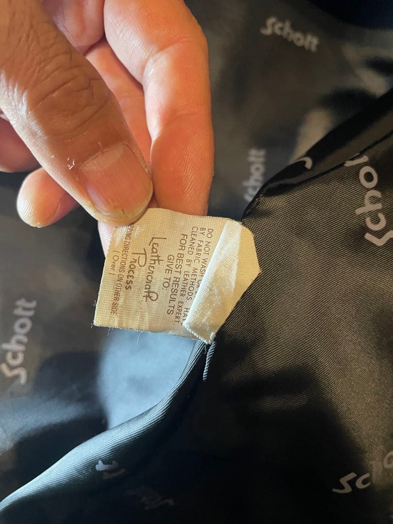 Schott 641ライダースジャケット ボアライナー付　38