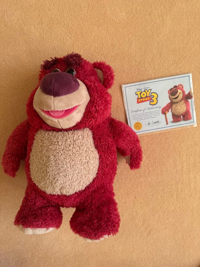 【少々バグあり】ロッツォ　ぬいぐるみ　トイストーリーコレクション　英語 ENG