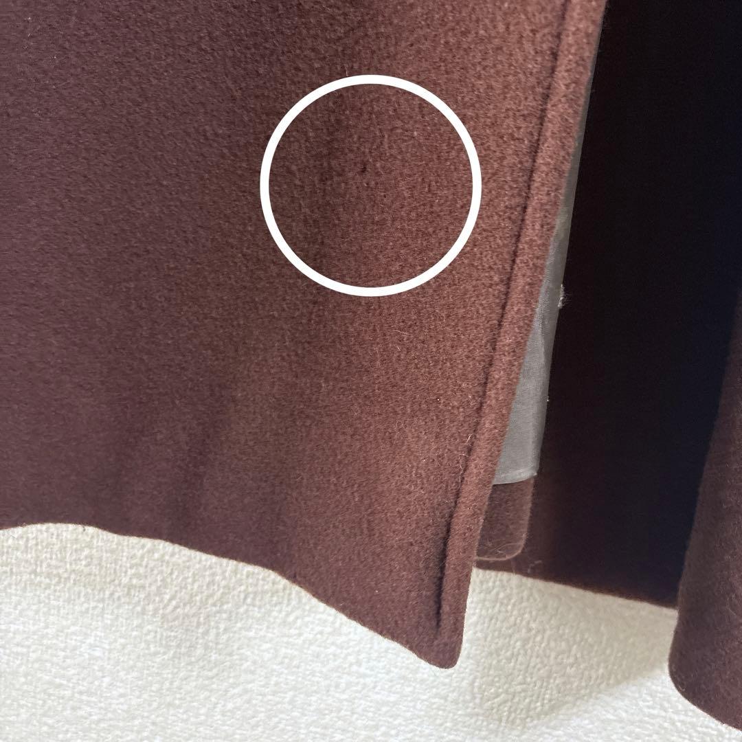 LANVIN 80s ヴィンテージ　ウールロングコート　フランス製　茶色