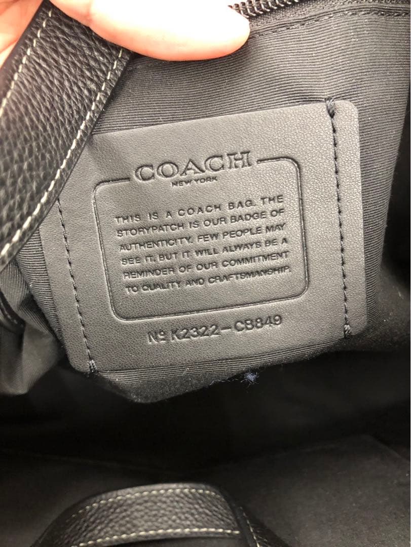 や*中様 Coach コーチ ハドソン ダブル ハンドル 定価約10万円