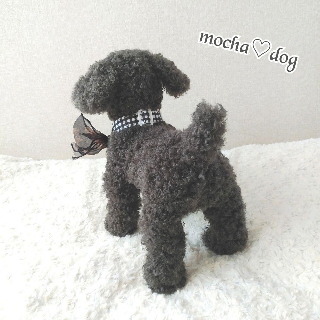 ＊mocha♡dog ＊ プードル(シルバー)☆ぬいぐるみわんこ teddy 犬