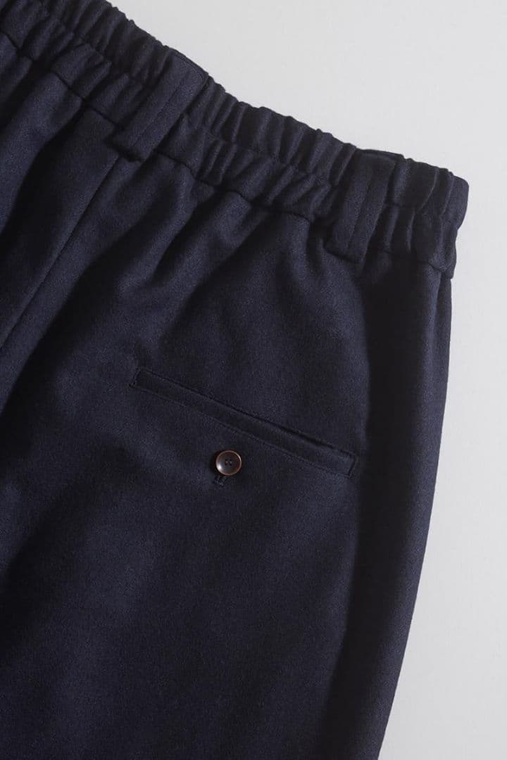 アトリエナルセ furano wool wide pants navy