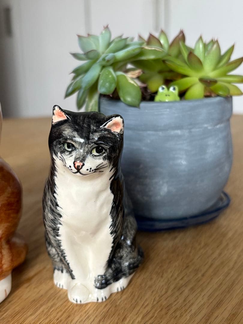 猫の置き物３点セット フィリップ・ローレストン作 英国BABBACOMBE窯