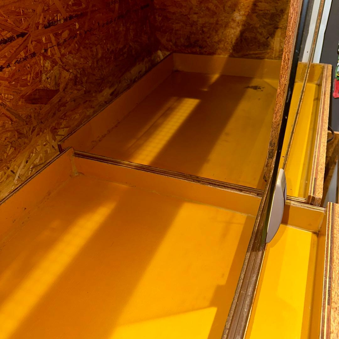 引き取り限定　自作　爬虫類ケージ　引き出し仕様