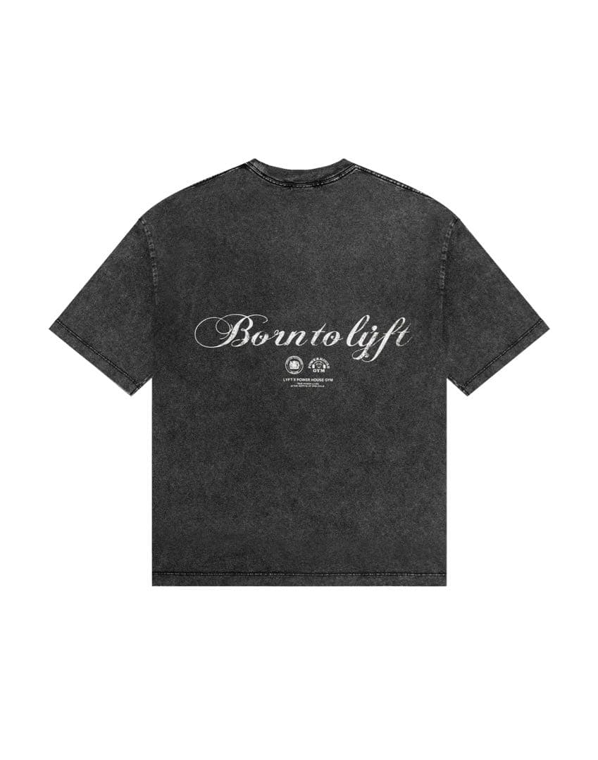 LÝFT × POWER HOUSE GYM ビッグ　Tシャツ　ブラック　L