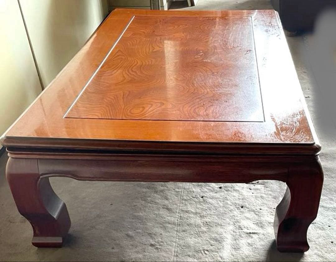 木製座卓 こたつ　茶色 シンプルデザイン