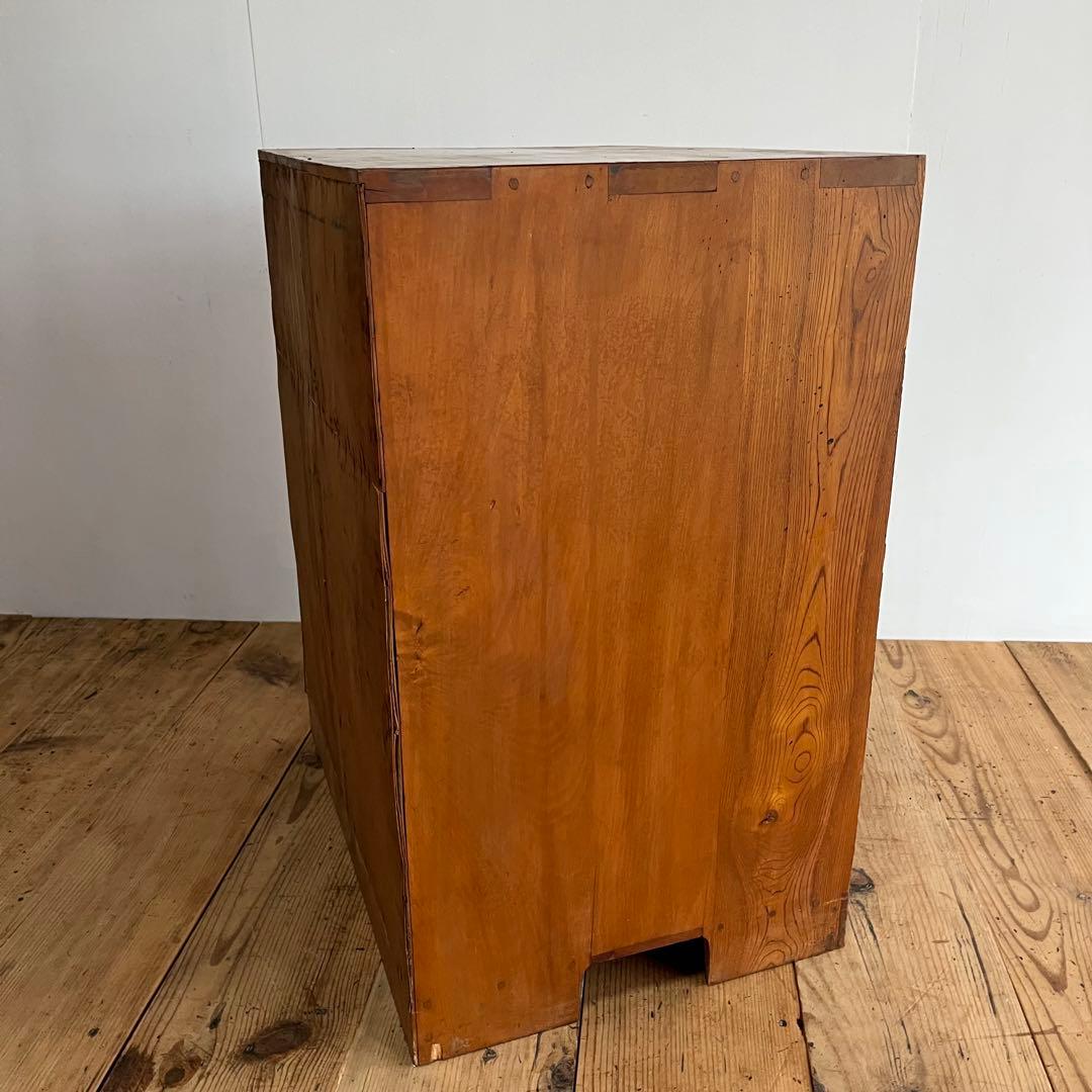 アンティーク ガラス キャビネット 書類棚 昭和レトロ z834