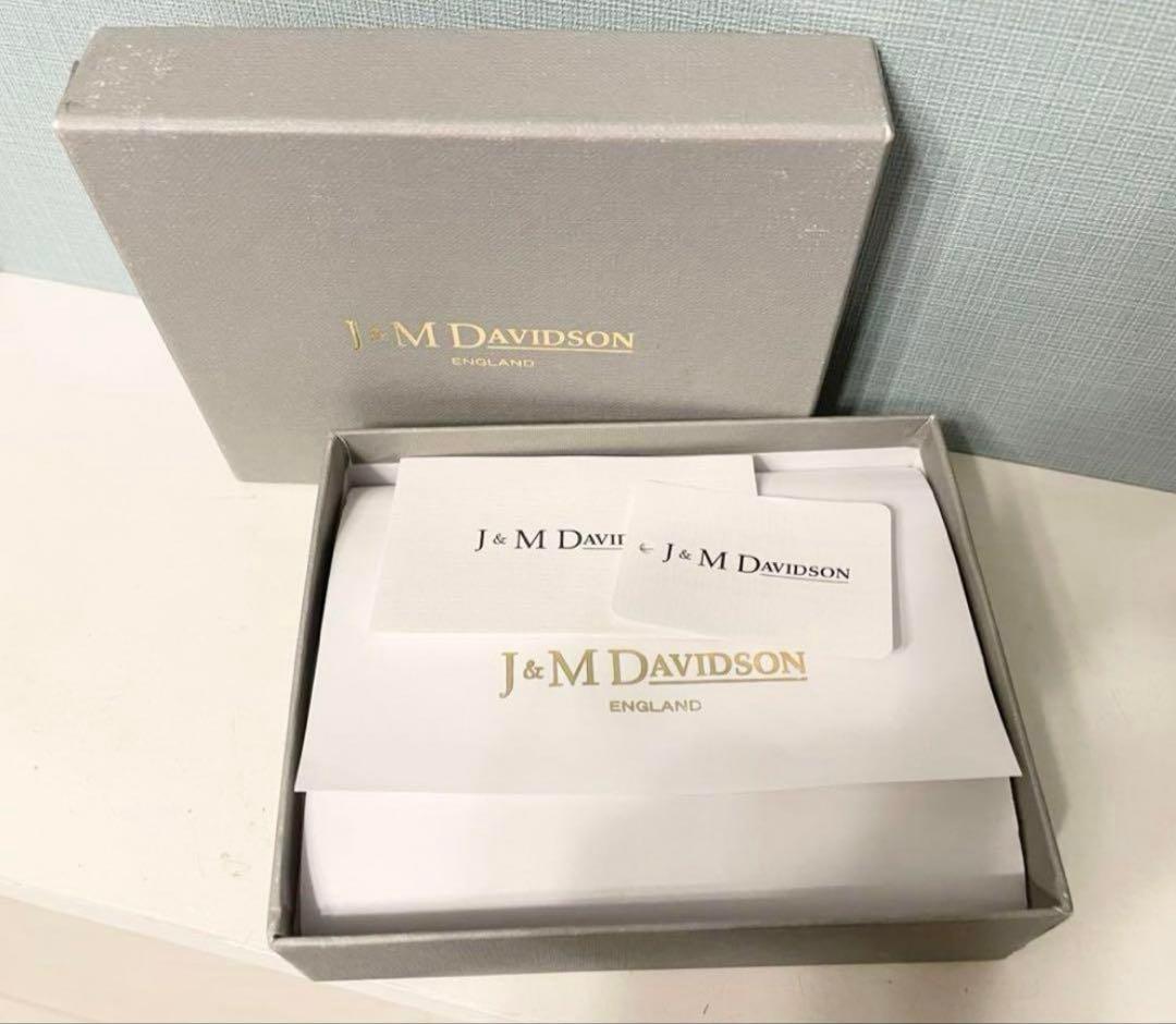 【未使用】J&M DAVIDSON ラウンドジップカードケース