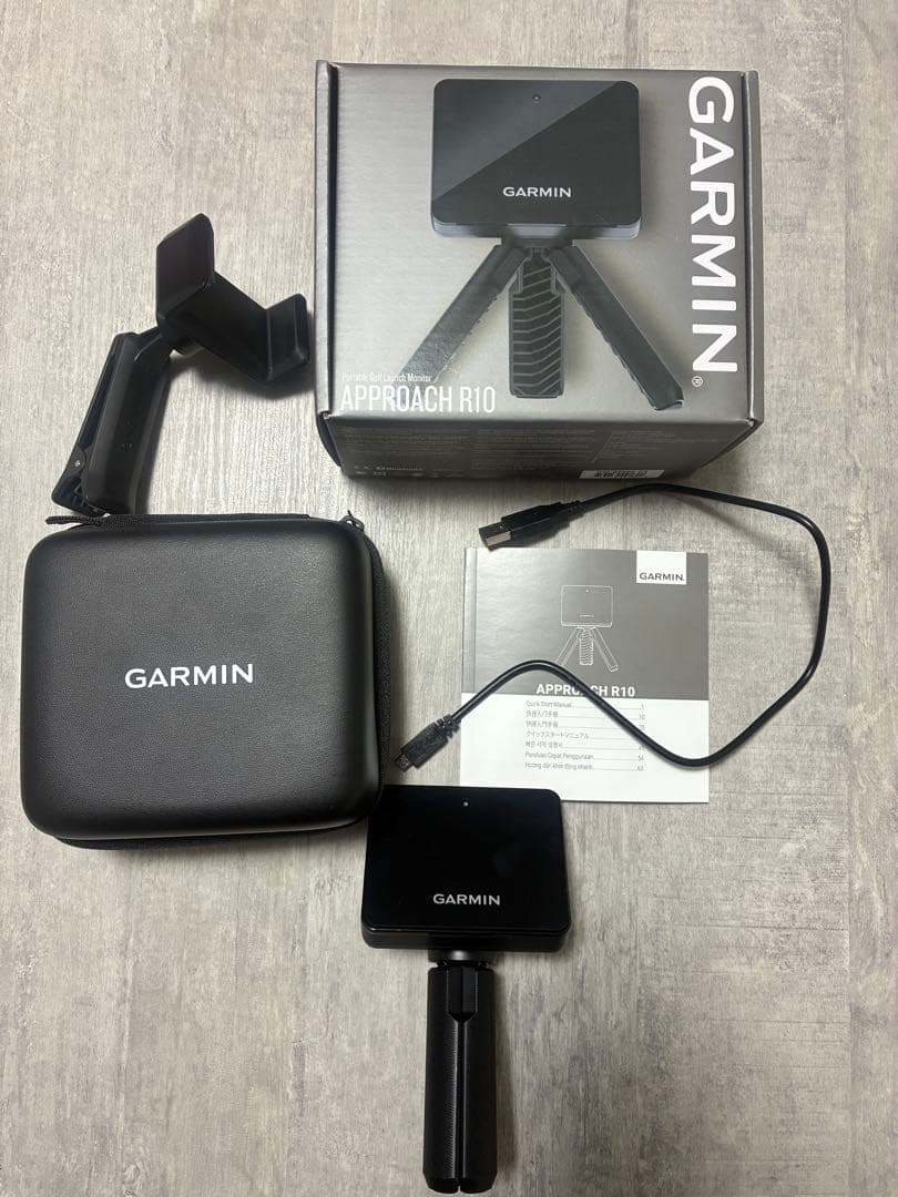 GARMIN Approach R10 ゴルフ用距離計測器 付属品完備