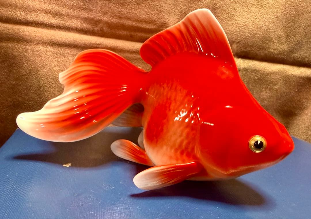 Noritake ノリタケ 金魚（大）置物 オールドノリタケ 極美品 外箱