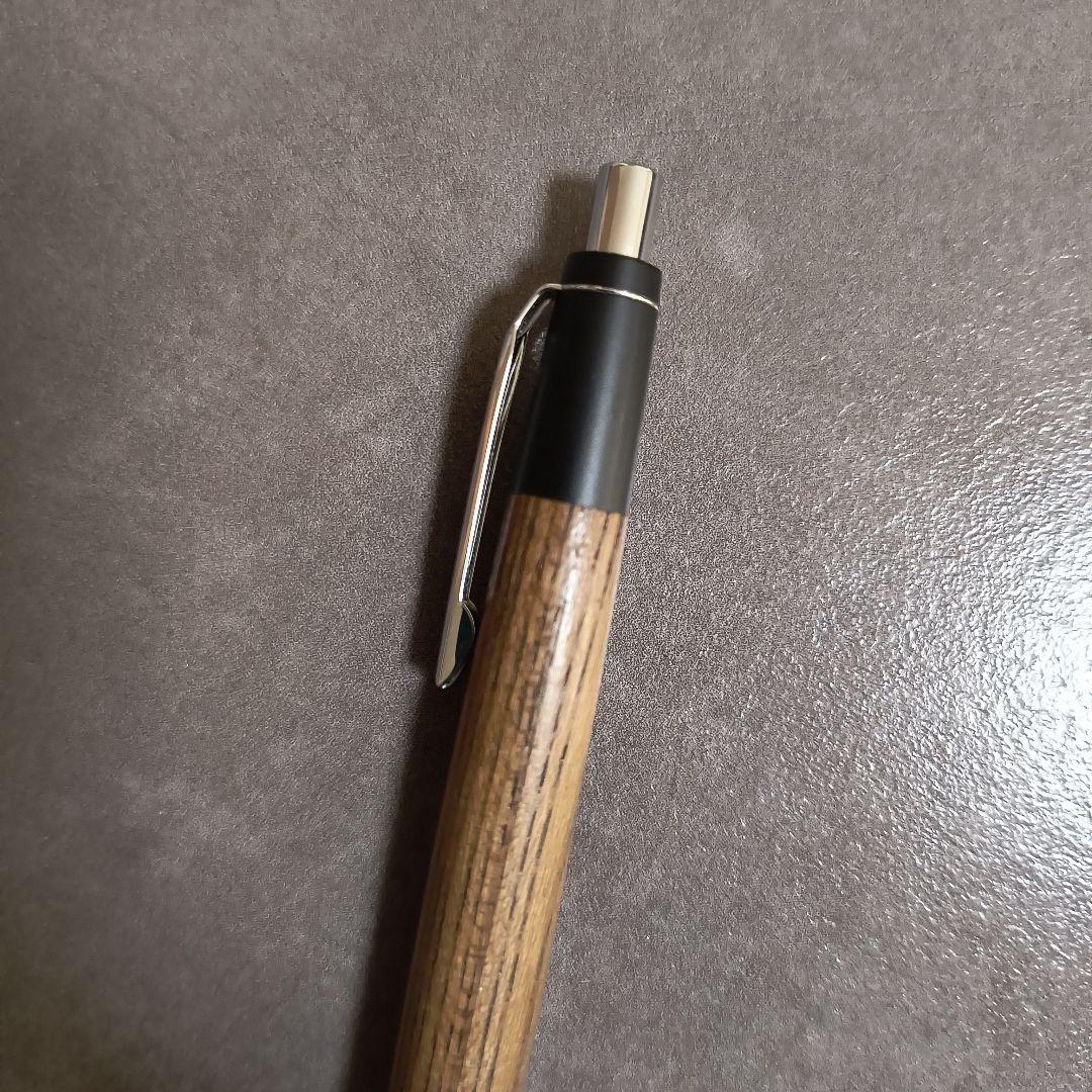 野原工芸　新型　シャーペン　神代欅　シルバー