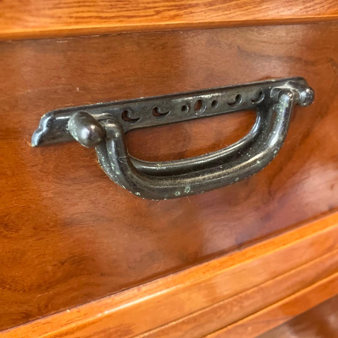 【最終値下】水屋箪笥 飾り棚 木製 和家具 茶棚 茶箪笥 アンティーク