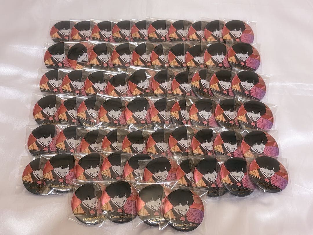 桃角桜介 メタリック缶バッジ 64点セット