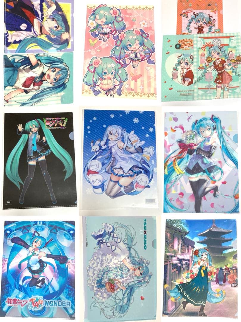 ボカロ 初音ミク クリアファイル チケットホルダー ボーカロイド