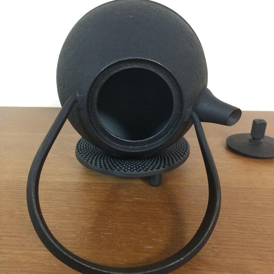 空間鋳造 南部鉄器 egg 鉄瓶 中 500ml