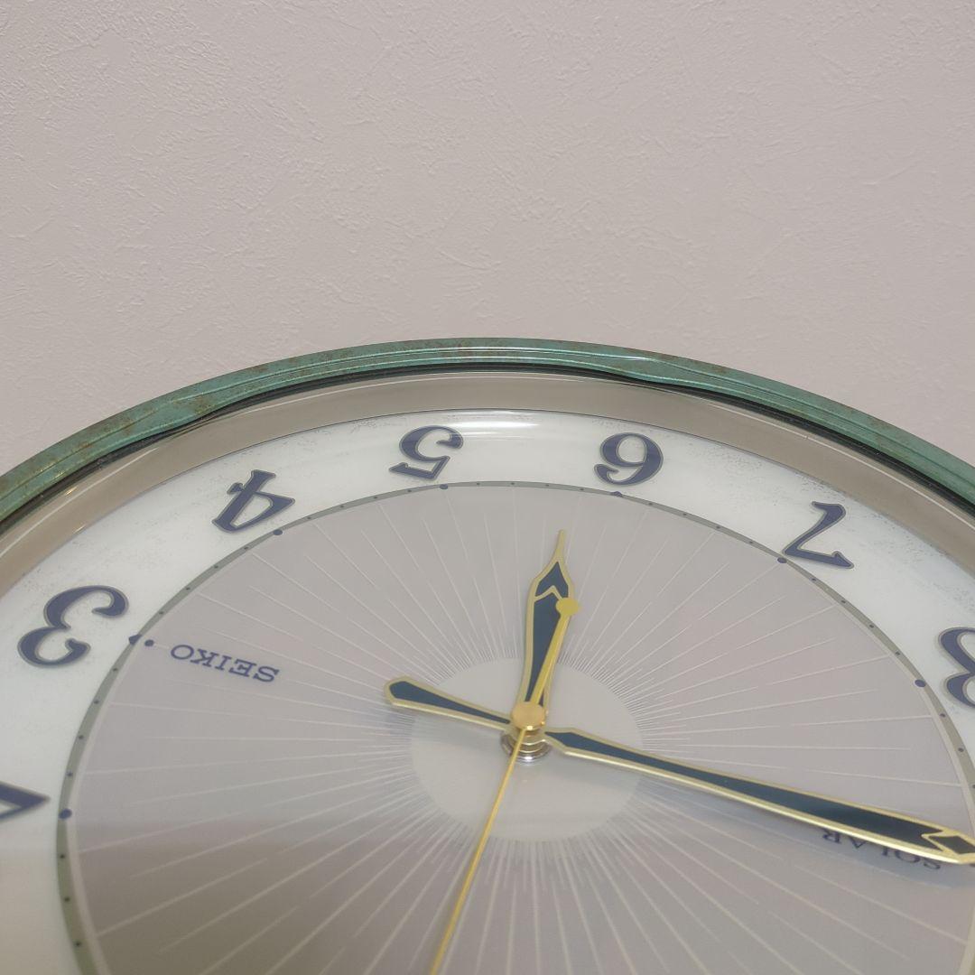 セイコー タイムクリエーション SF222M 電波ソーラー時計 掛時計