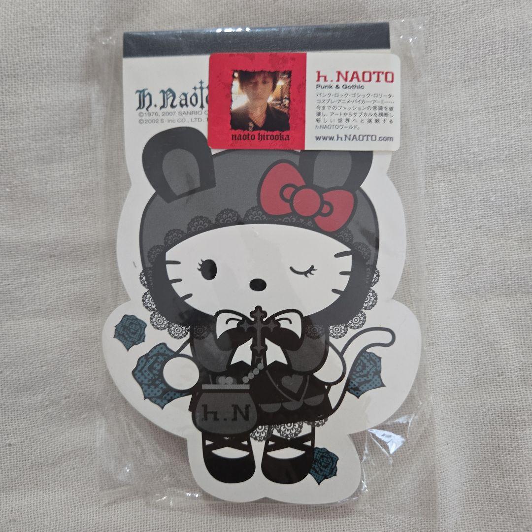 キティ ダイカット メモ h.NAOTOコラボ メモパッド ゴシック ♡ レア
