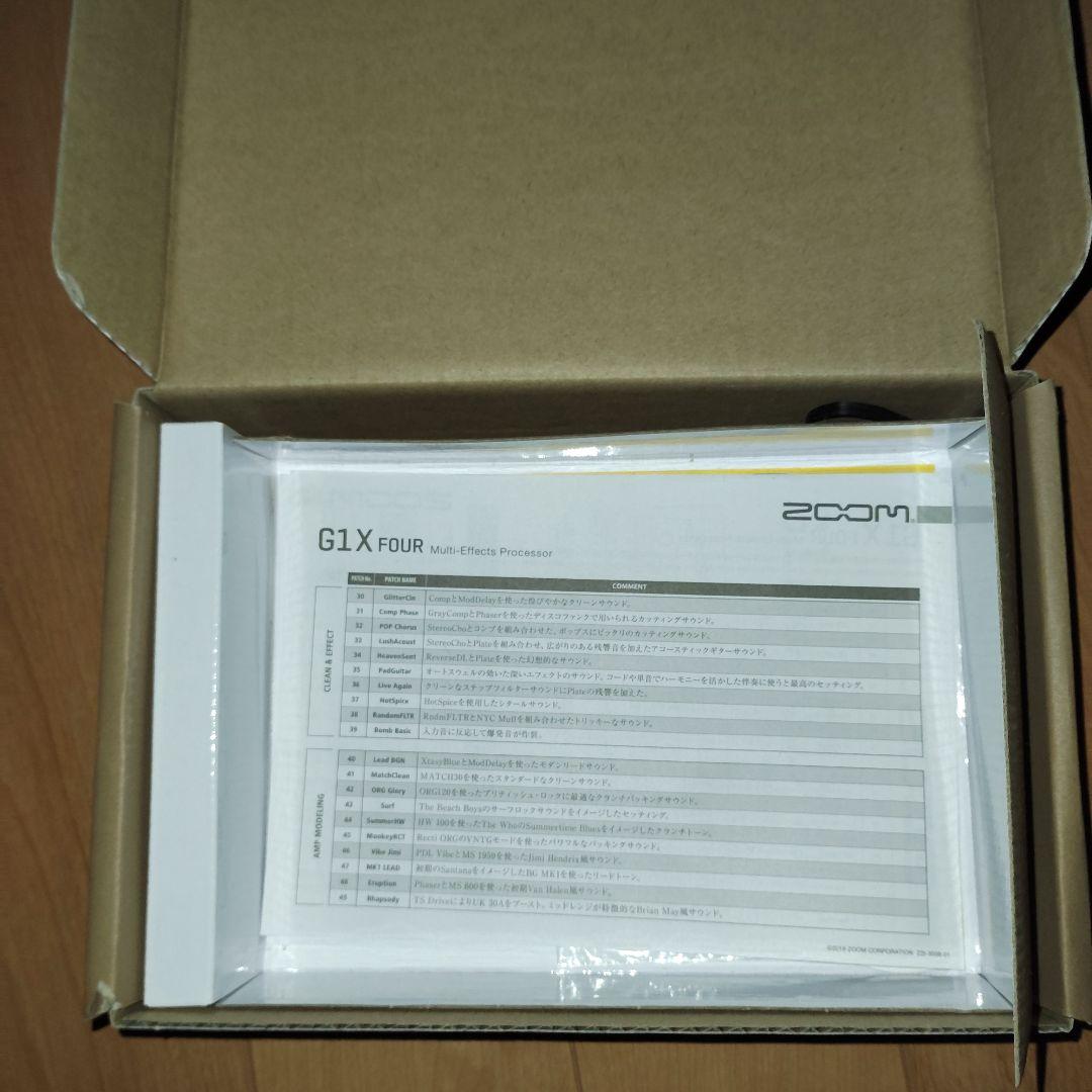ZOOM G1X FOUR マルチエフェクター acアダプター付き