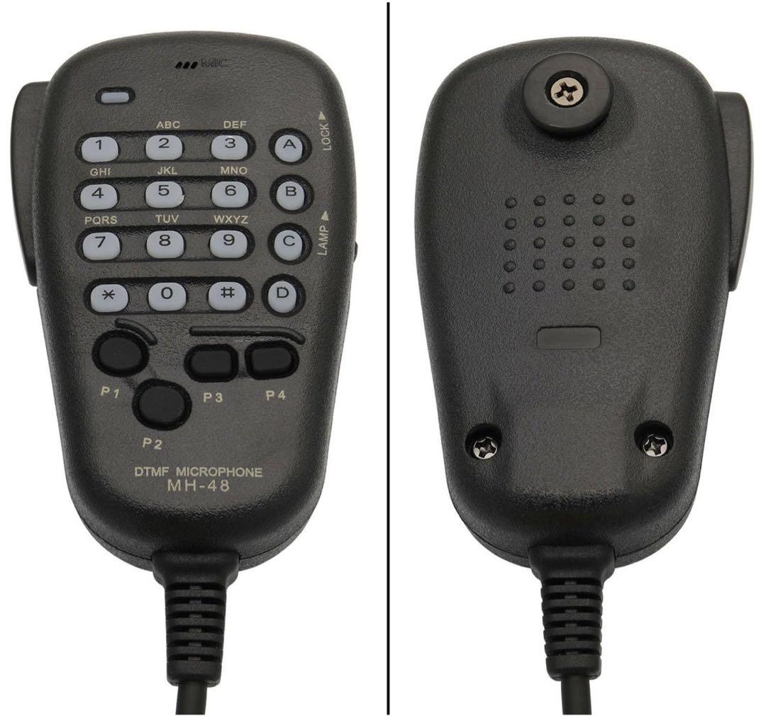 DTMFハンドヘルドマイク MH-48 6ピンスピーカーマイク