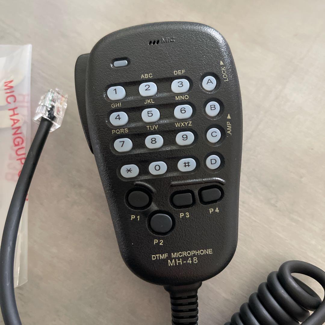 DTMFハンドヘルドマイク MH-48 6ピンスピーカーマイク