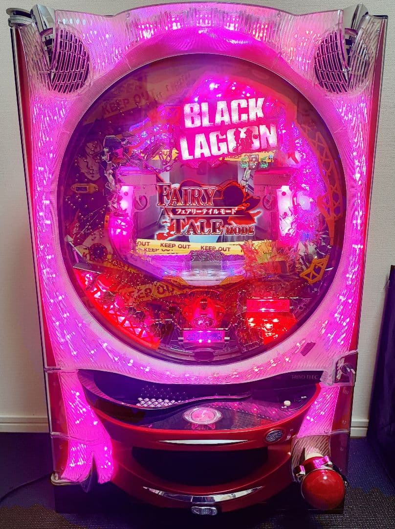 CRブラックラグーンFTX 家庭用改造済 パチンコ実機 たのメル便発送 不具合有