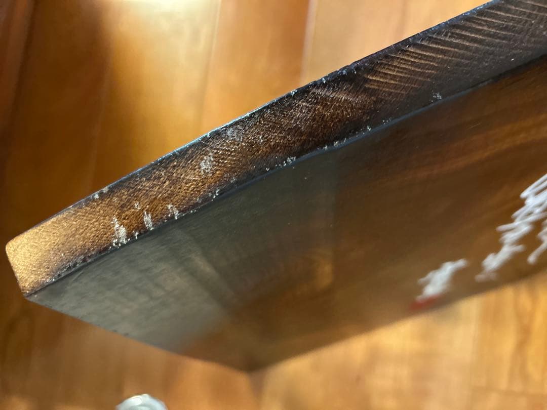 武者小路実篤　実篤　道　木彫り　木製 書道アート 印章付き