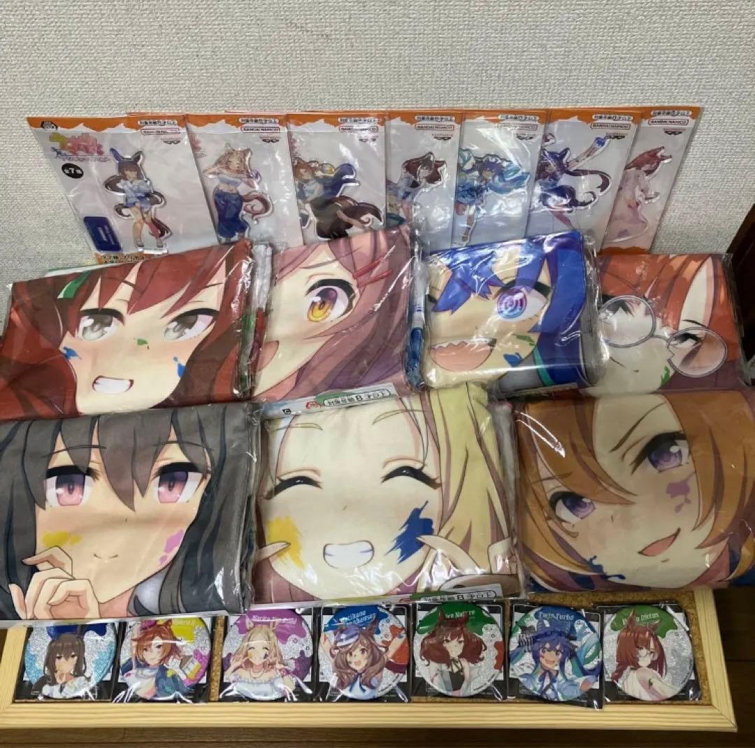 ウマ娘　21品　ペインタースタイル　＊アクリルプレート ・ タオル ・缶バッジ