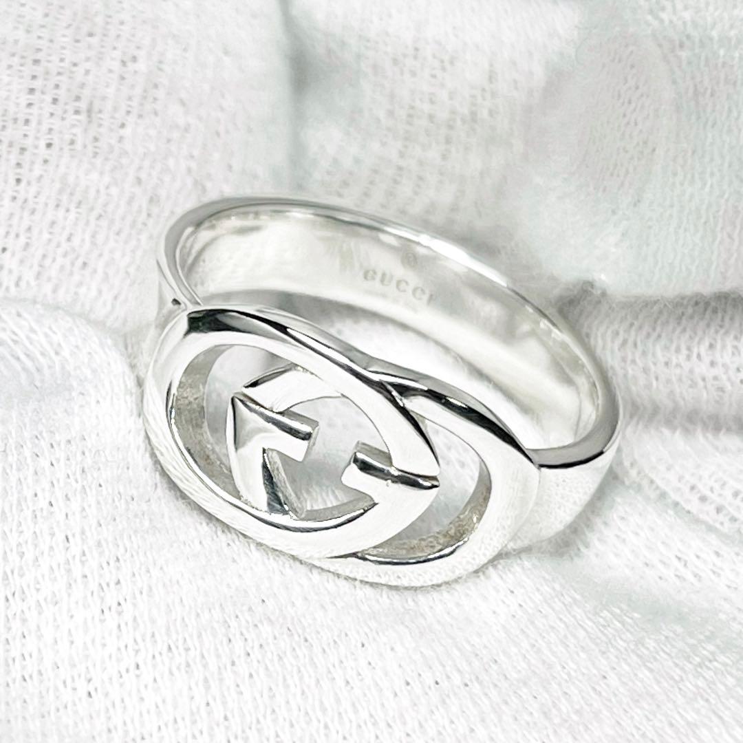 極美品‼️GUCCI 指輪　インターロッキングリング　20号
