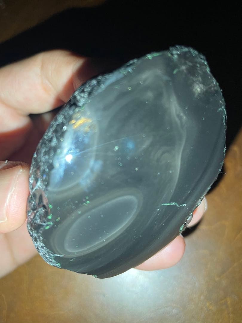 研磨品　十勝石玲瓏　金虹　ゴールデンレインボーシラー