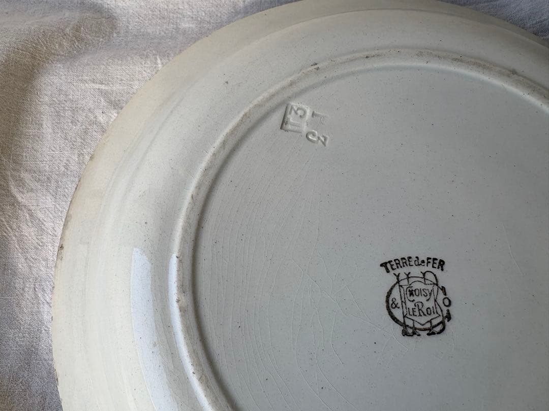 フランスアンティーク　ムーラン・デ・ルー窯　ボウル