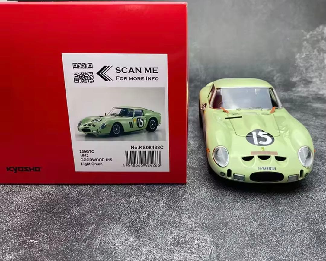 KYOSHO ダイキャストモデル 1/18 250GTO 合金製カーモデルSUV